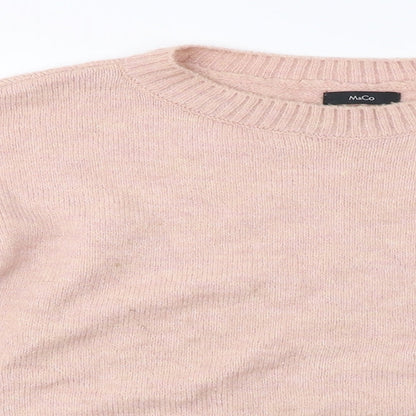 M&Co  Womens Pink   Pullover Jumper Size 12