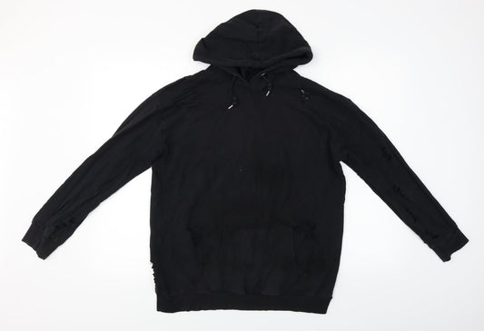 Select  Womens Black   Pullover Hoodie Size 12