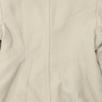 Klass  Womens Beige   Jacket Coat Size 14