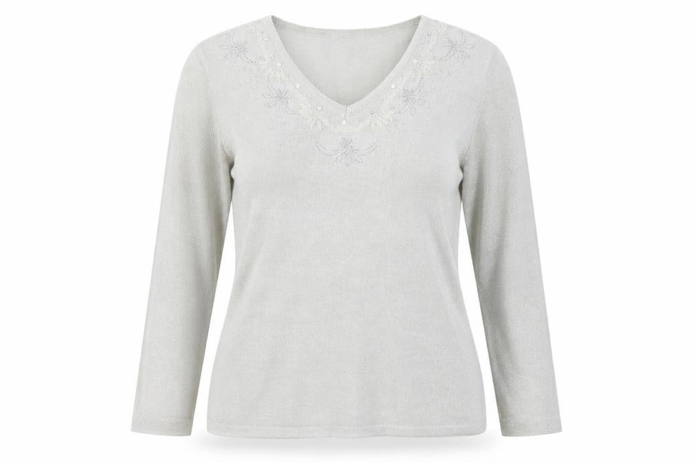 BM  Womens Grey   Basic T-Shirt Size S