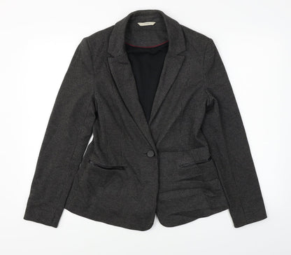 Preloved George  Womens Grey   Jacket Blazer Size 12 - Front