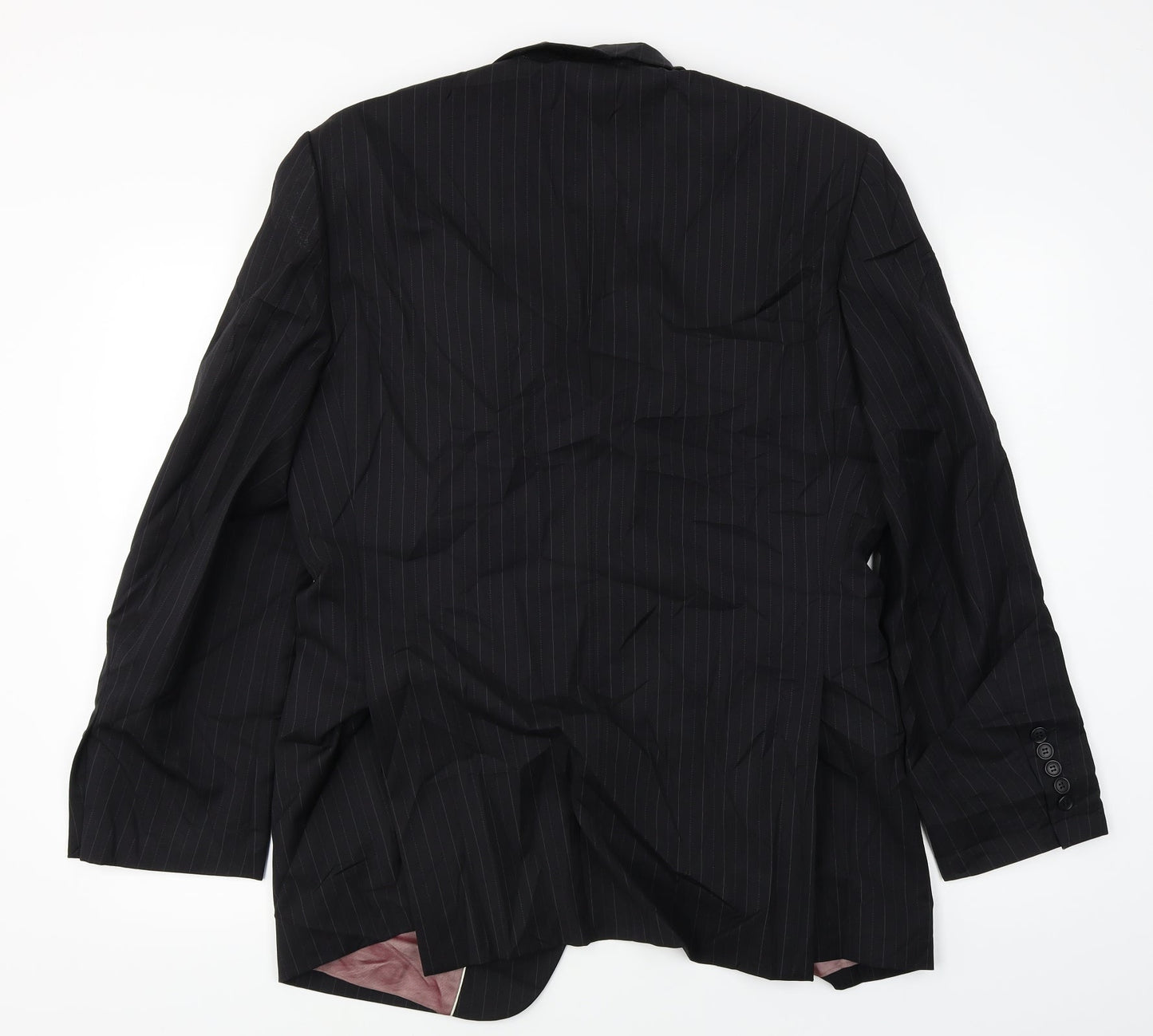 Marks and Spencer  Mens Black Striped  Jacket Blazer Size M