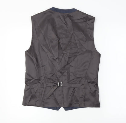 Next  Mens Grey   Jacket Suit Waistcoat Size 38