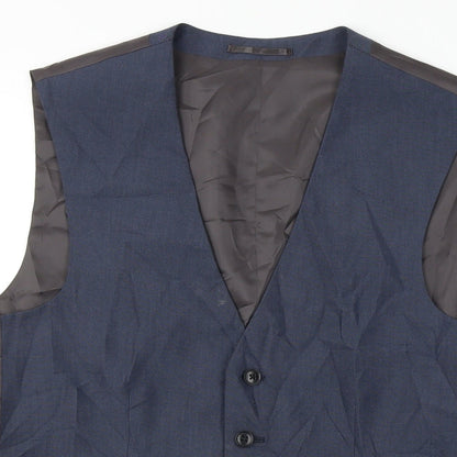 Next  Mens Grey   Jacket Suit Waistcoat Size 38