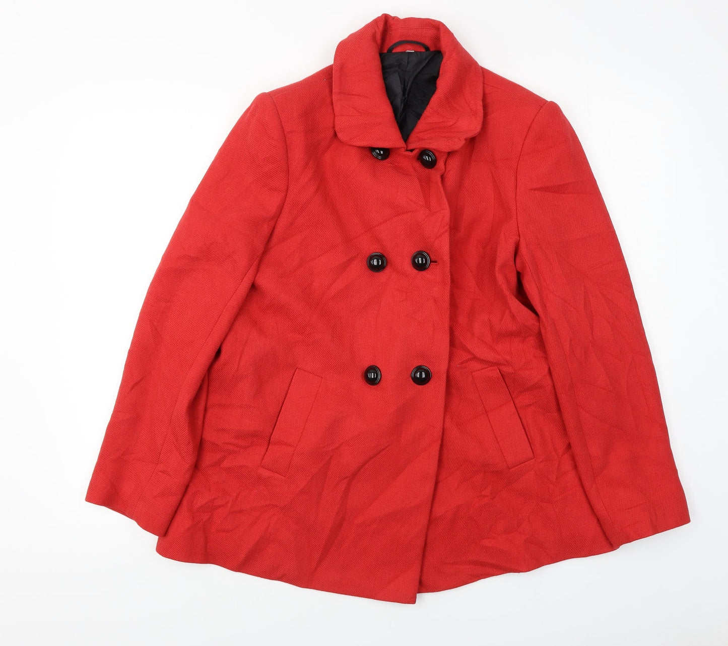 EWM  Womens Red   Jacket Coat Size 14