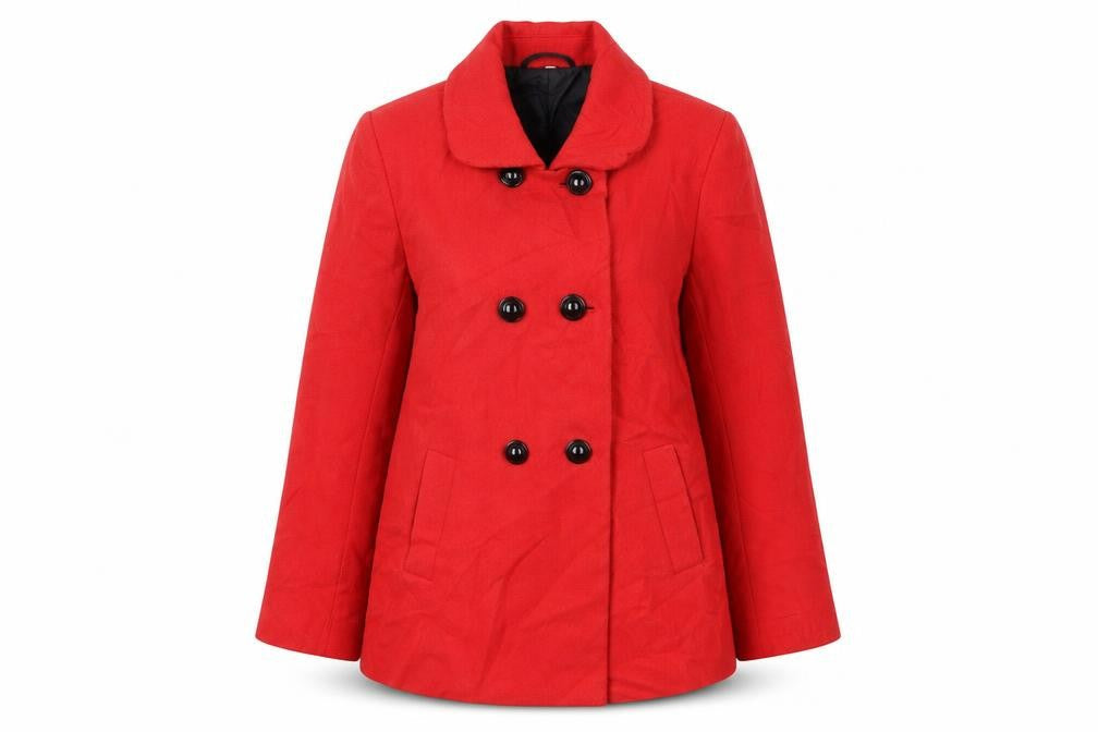 EWM  Womens Red   Jacket Coat Size 14