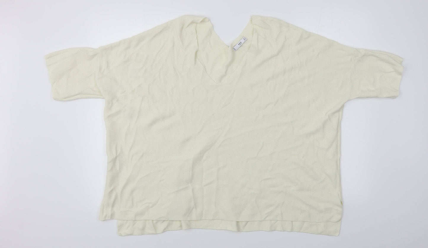 Mng    Womens Ivory   Pullover Jumper Size M