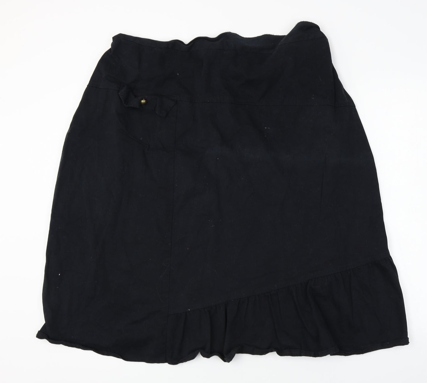 Afibel   Womens Black   A-Line Skirt Size 36 in