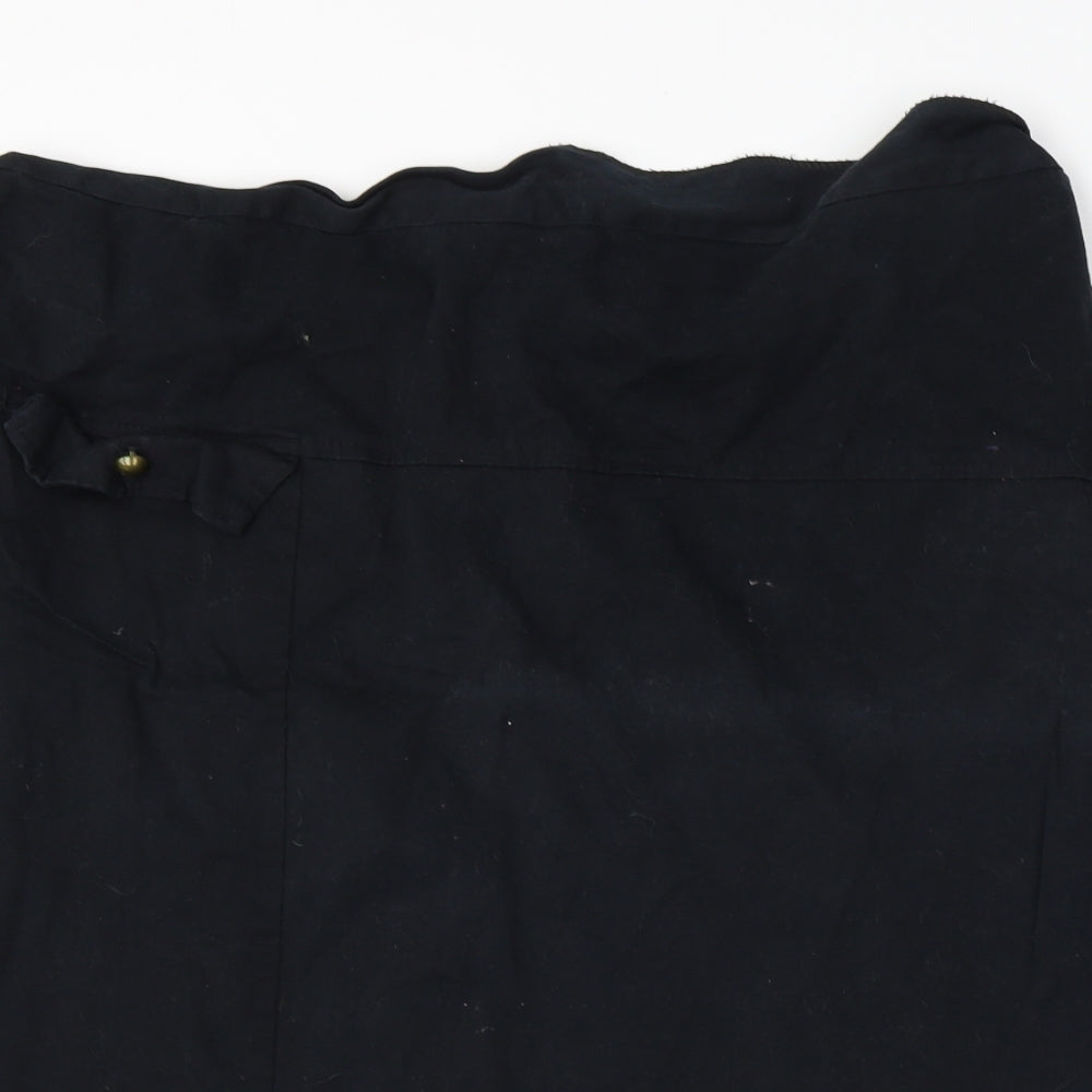 Afibel   Womens Black   A-Line Skirt Size 36 in