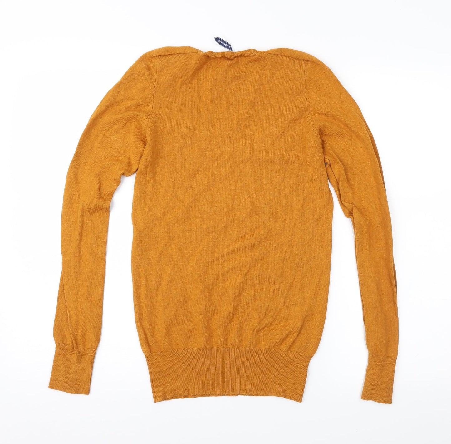 Bershka Womens Orange   Pullover Jumper Size M
