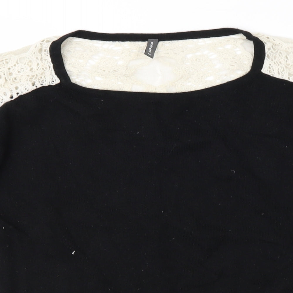 NAF NAF Womens Black   Pullover Jumper Size XS