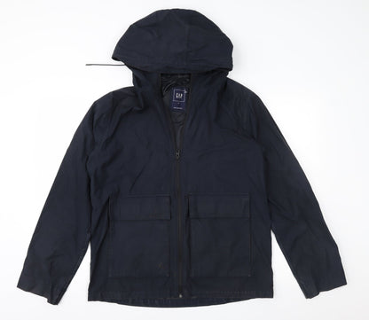 Preloved Gap Mens Blue   Anorak Jacket Size S - Front