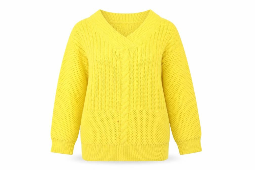 TU Womens Yellow   Pullover Jumper Size 8