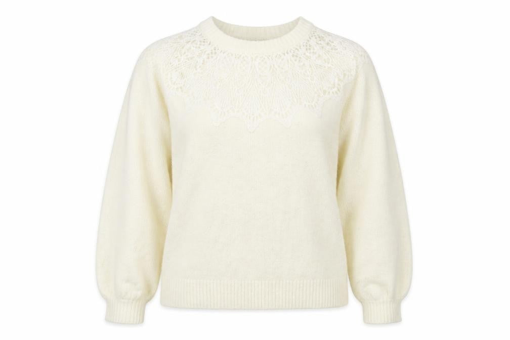 Dorothy Perkins Womens Ivory   Pullover Jumper Size 12