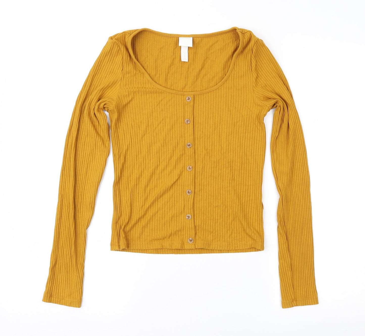 H&M Womens Orange   Pullover Jumper Size S