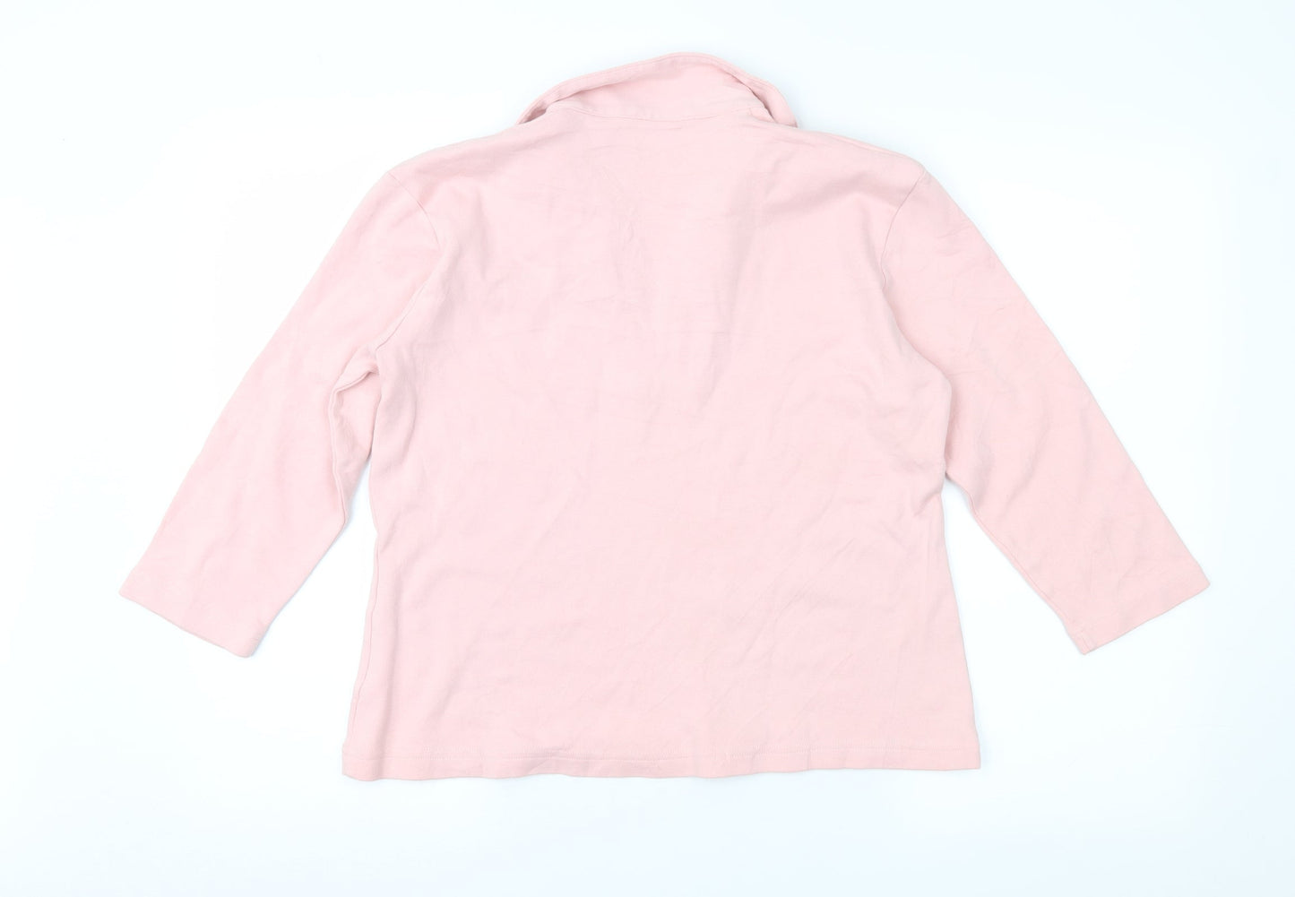 Preworn Womens Pink   Basic T-Shirt Size XL
