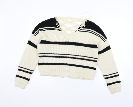Miss Selfridge Womens Beige   Pullover Jumper Size 12