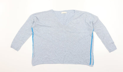 sarta Womens Blue   Pullover Jumper One Size