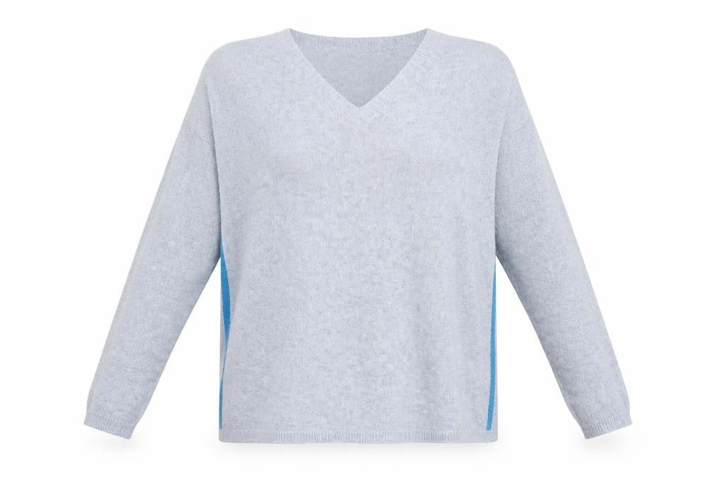 sarta Womens Blue   Pullover Jumper One Size