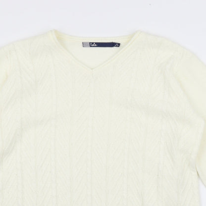 EWM Womens Beige   Pullover Jumper Size M