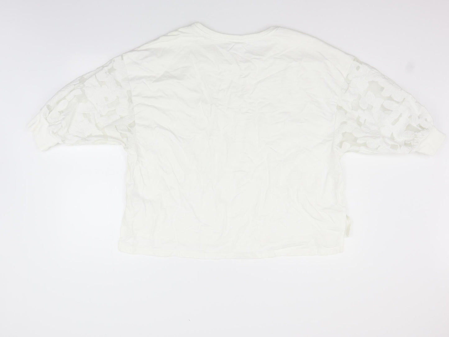 NEXT Womens White   Pullover Jumper Size 14  - washable marks