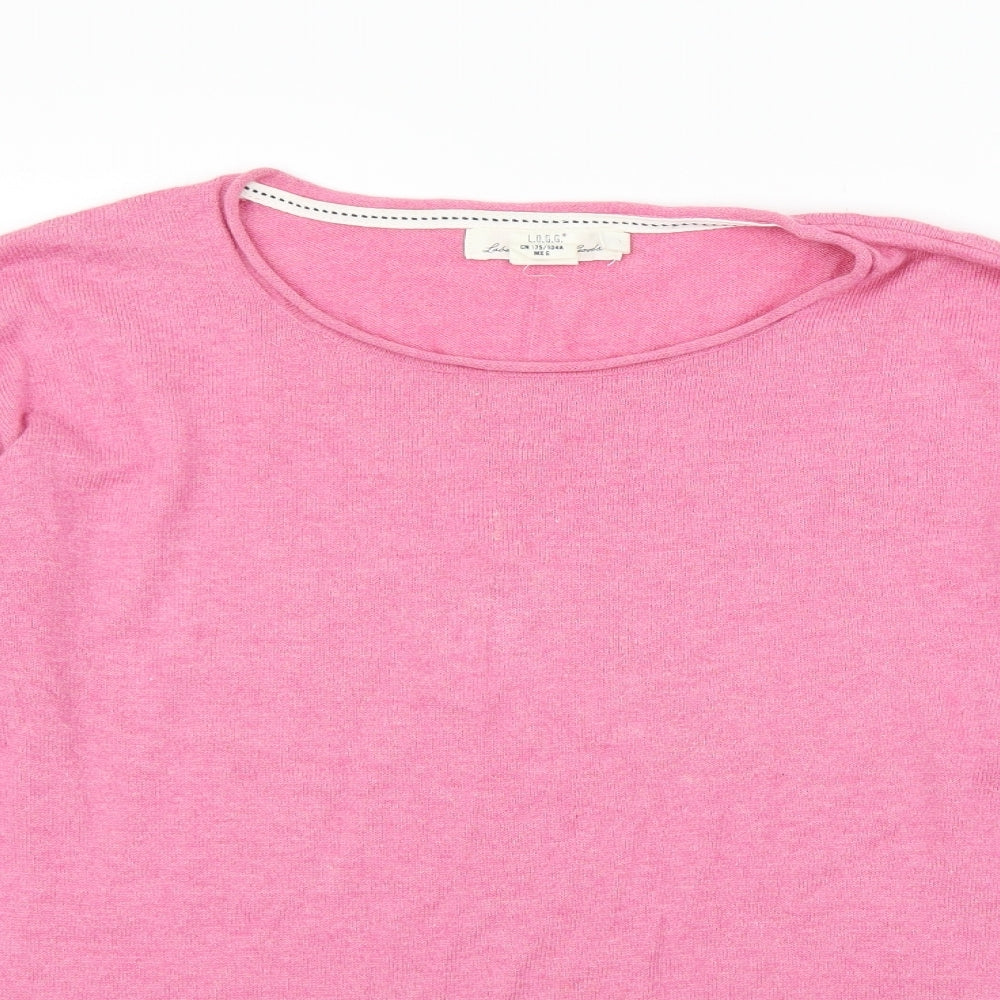 H&M Womens Pink   Pullover Jumper Size L