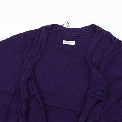 Preloved MINUTE Womens Purple   Cardigan Jumper Size 12 - Detail