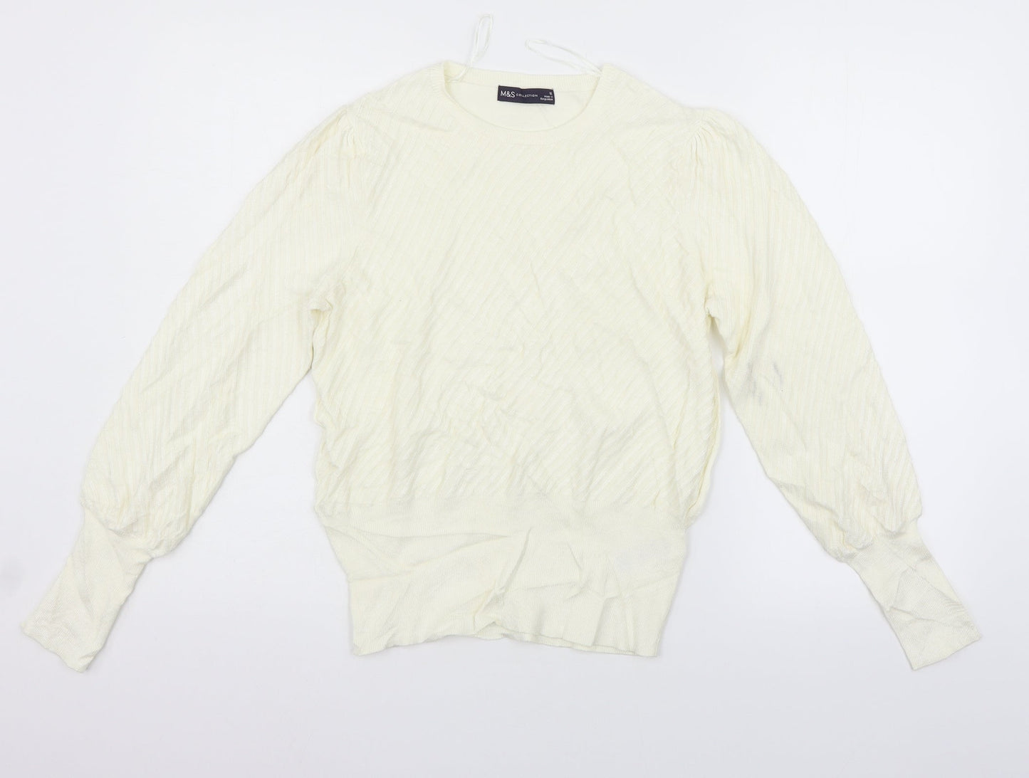 Marks and Spencer Womens Beige   Pullover Jumper Size 12