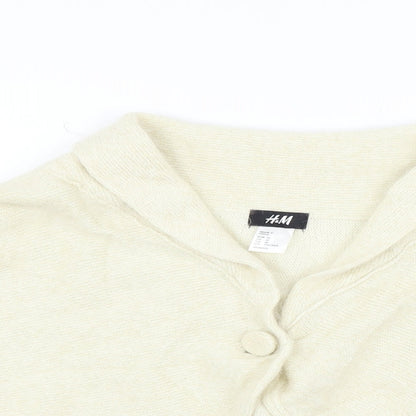 H&M Womens Beige   Cardigan Jumper Size M