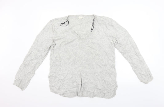 H&M Womens Grey   Pullover Jumper Size M