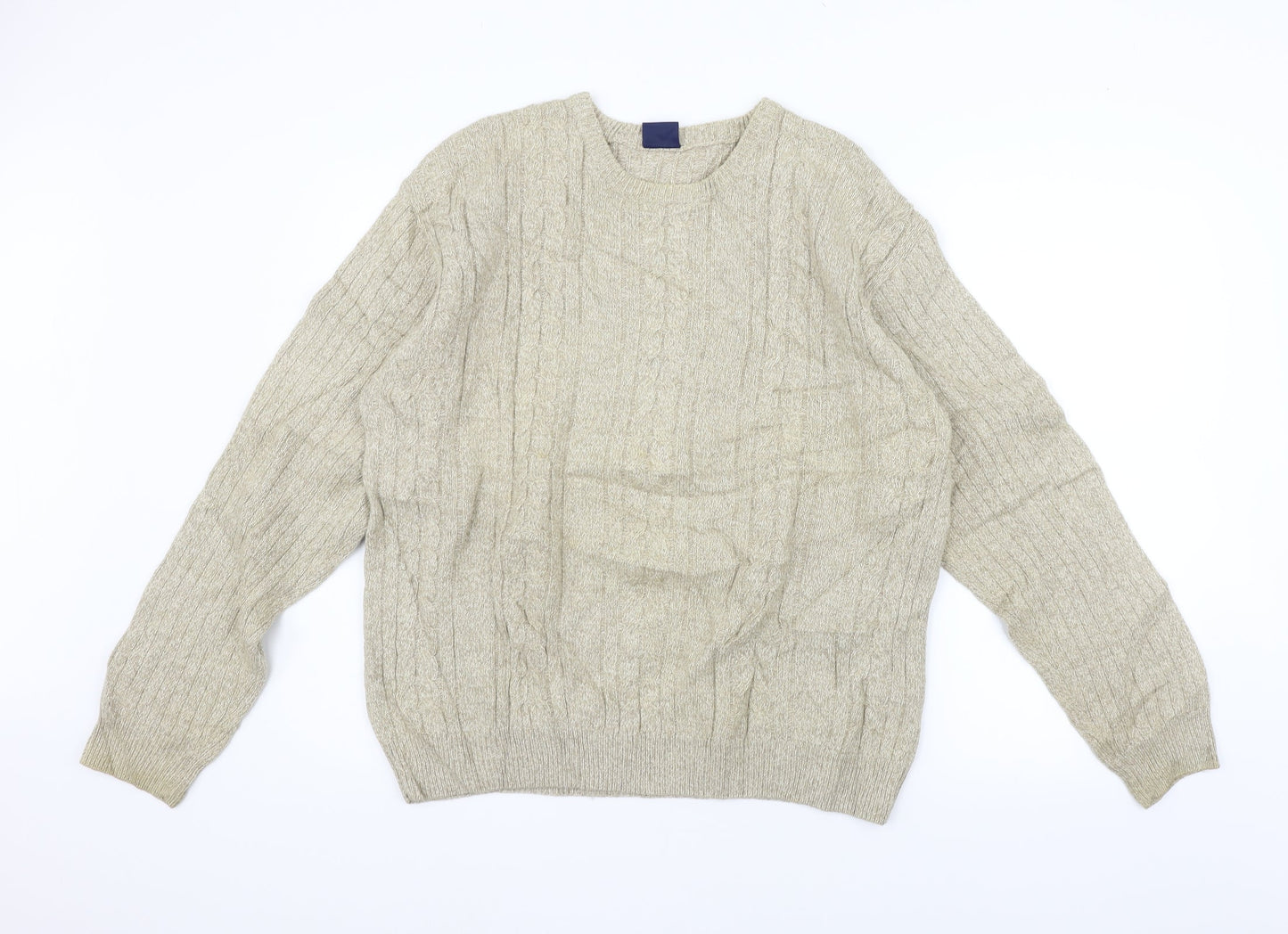 Causal Club Mens Beige   Pullover Jumper Size S