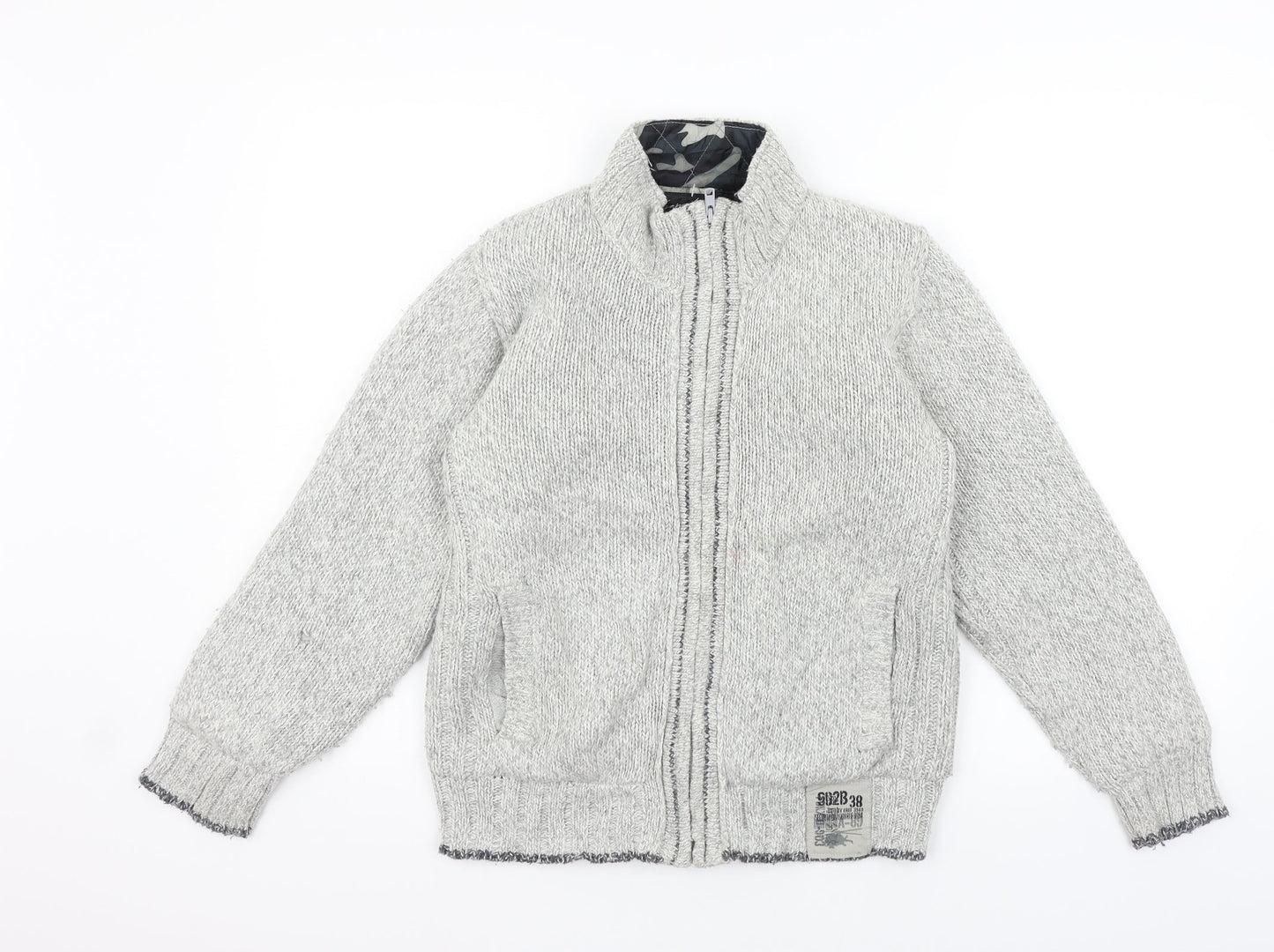 NEXT Boys Grey Ikat  Jacket  Size 11 Years