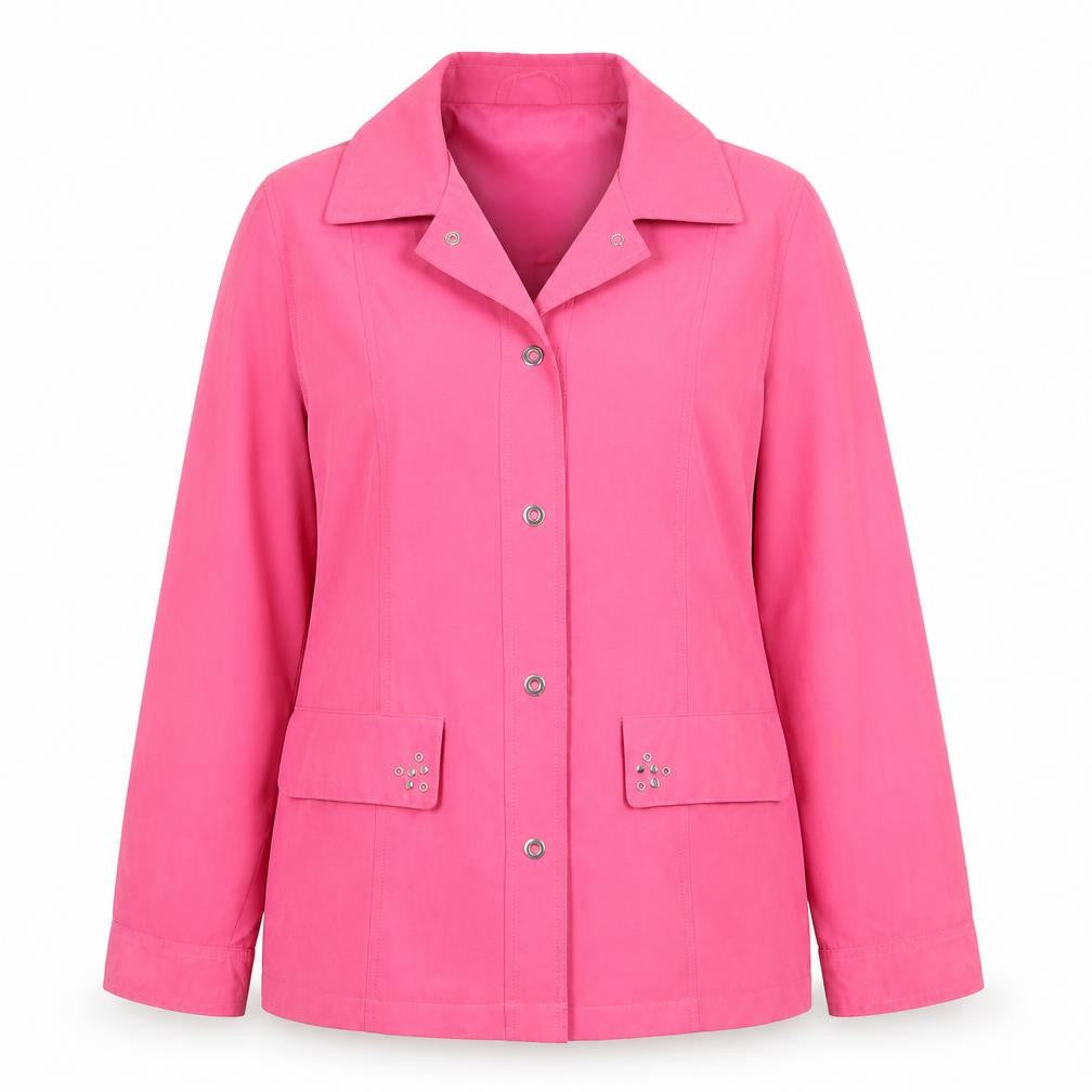 Klassik Womens Pink   Overcoat Coat Size 10