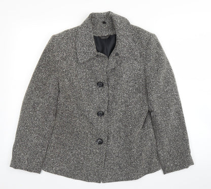 F&F Womens Grey Herringbone  Jacket  Size 12