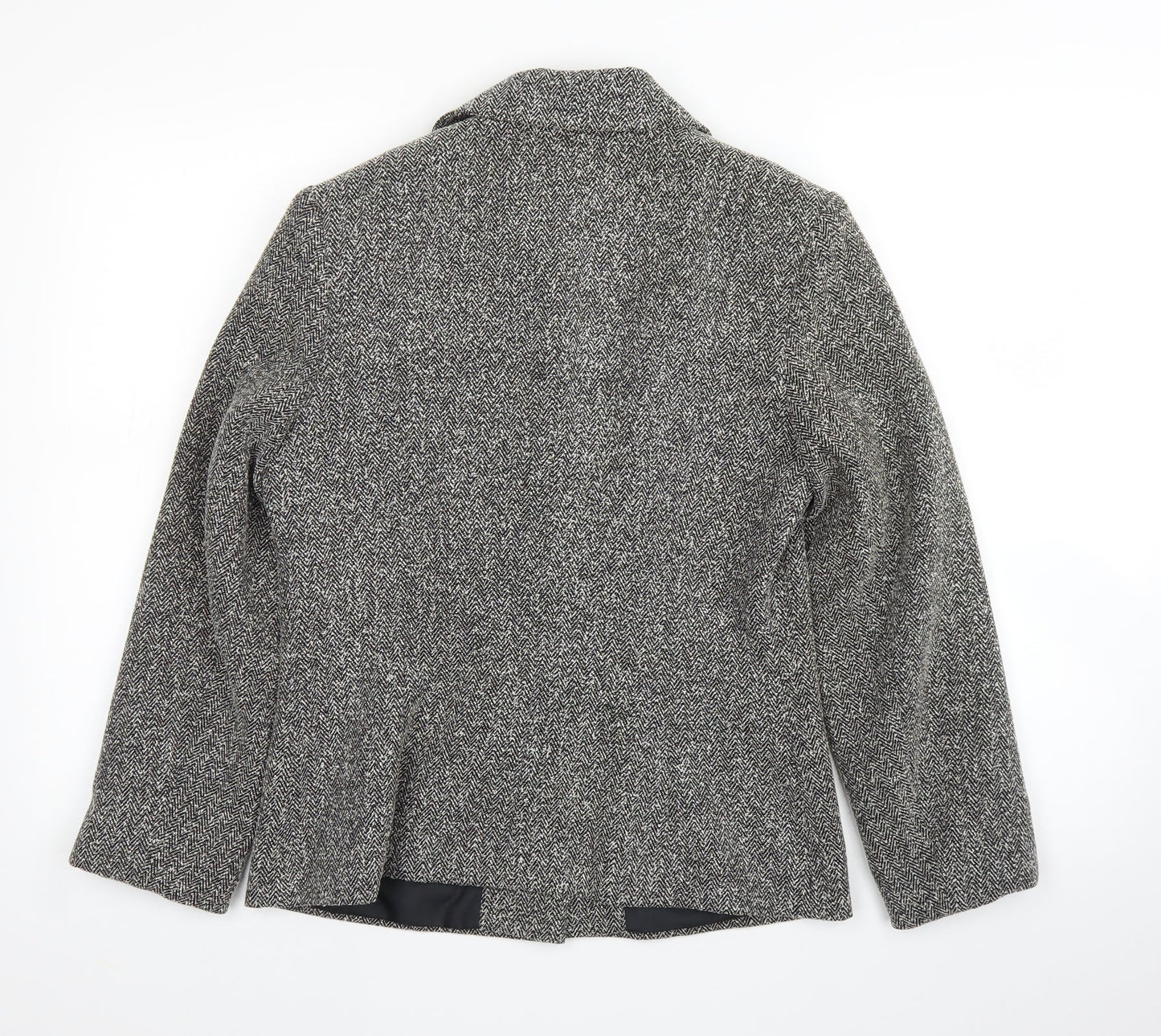 Florence & Fred Womens Grey Herringbone  Jacket  Size 12
