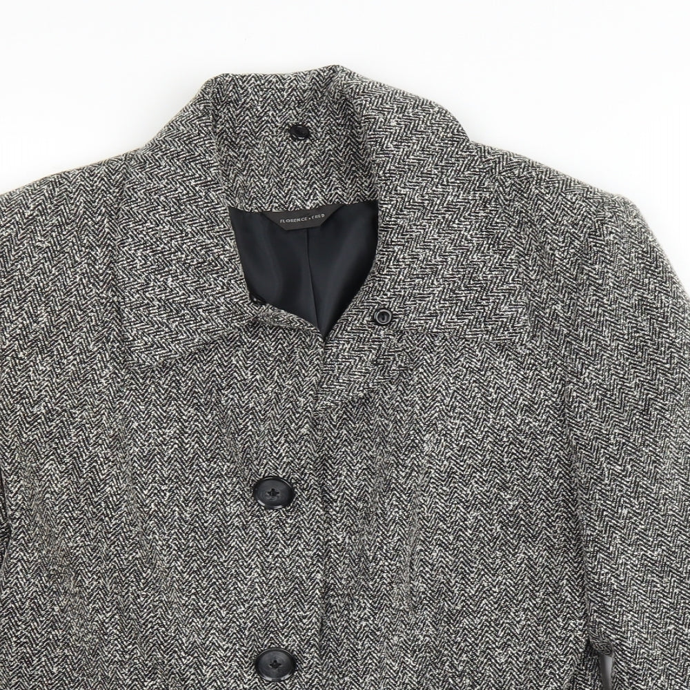 Florence & Fred Womens Grey Herringbone  Jacket  Size 12