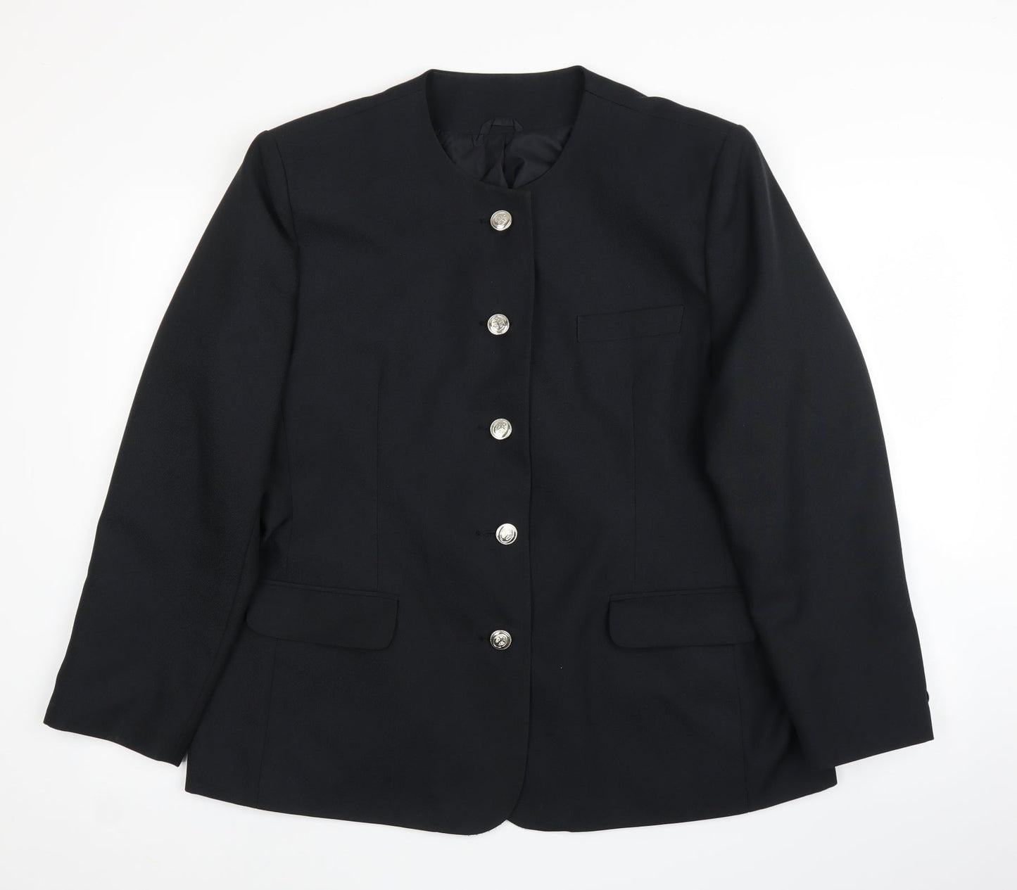 Preworn Womens Black   Jacket Suit Jacket Size 18