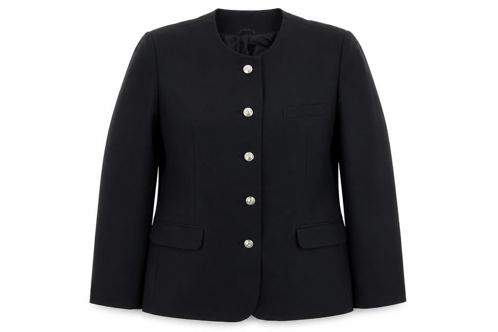 Preworn Womens Black   Jacket Suit Jacket Size 18