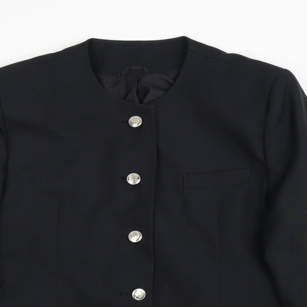 Preworn Womens Black   Jacket Suit Jacket Size 18