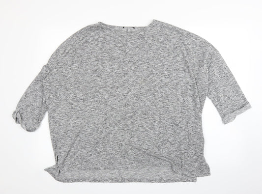 New Look Womens Grey   Basic Blouse Size L
