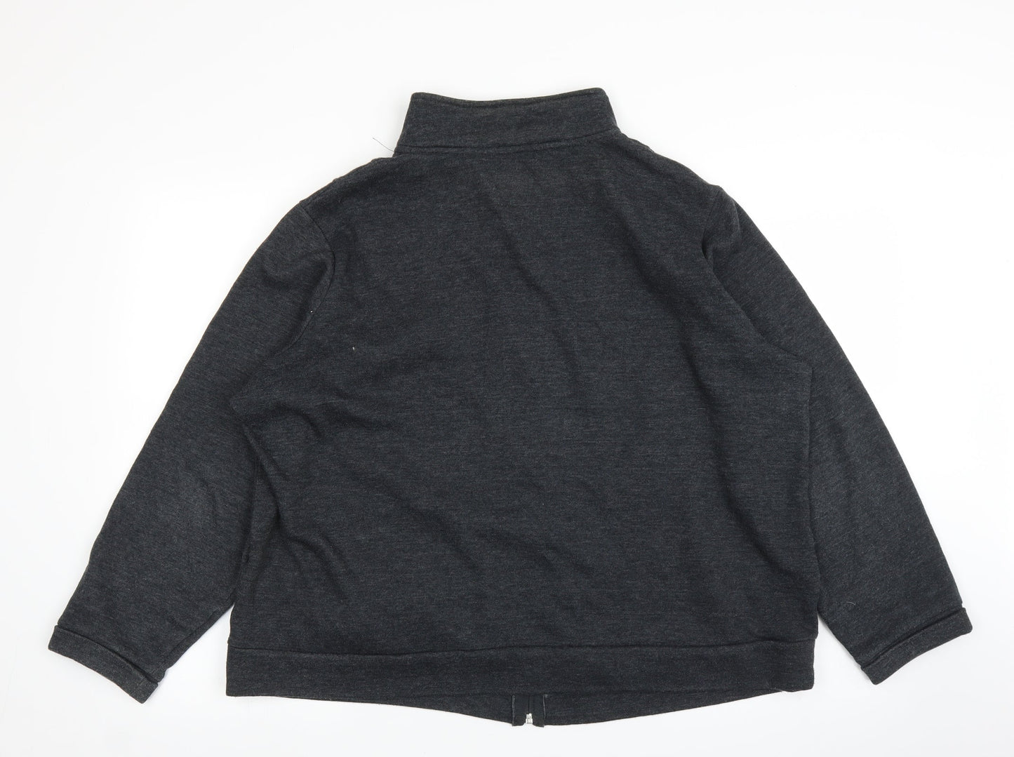 BM Womens Grey   Full Zip Jumper Size L