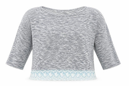 H&M Womens Grey   Basic Blouse Size L