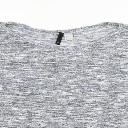 H&M Womens Grey   Basic Blouse Size L