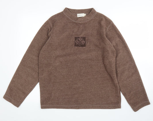Bonmarché Womens Brown  Rayon Pullover Jumper Size S