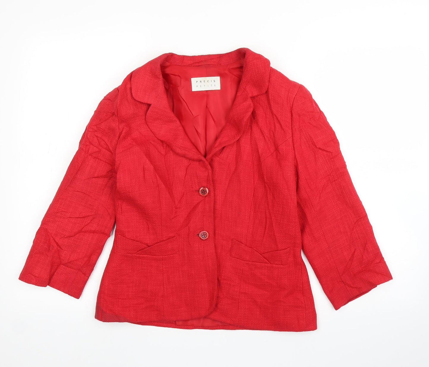 Precis Womens Red   Cardigan Jumper Size 8