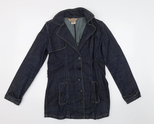 Jou Jou Womens Blue   Jacket  Size S