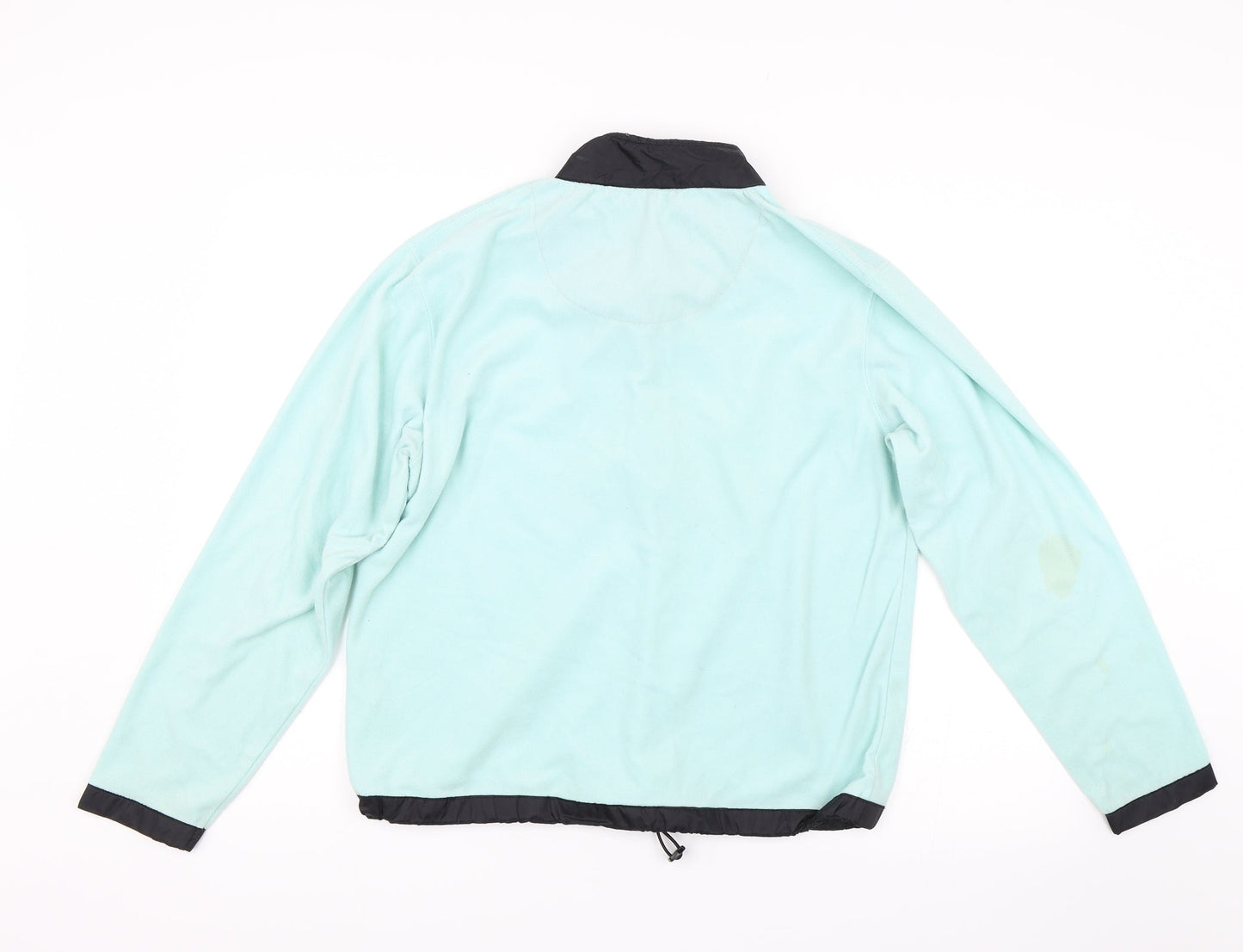 J Collection Womens Blue  Fleece Pullover  Size S