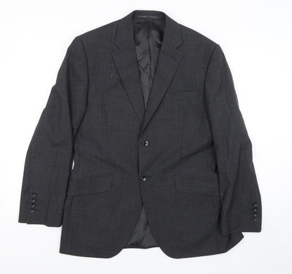 Howick Mens Black   Jacket Suit Jacket Size 38