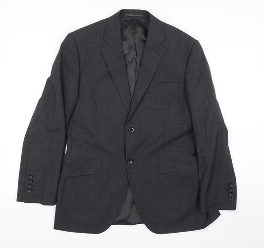 Howick Mens Black   Jacket Suit Jacket Size 38