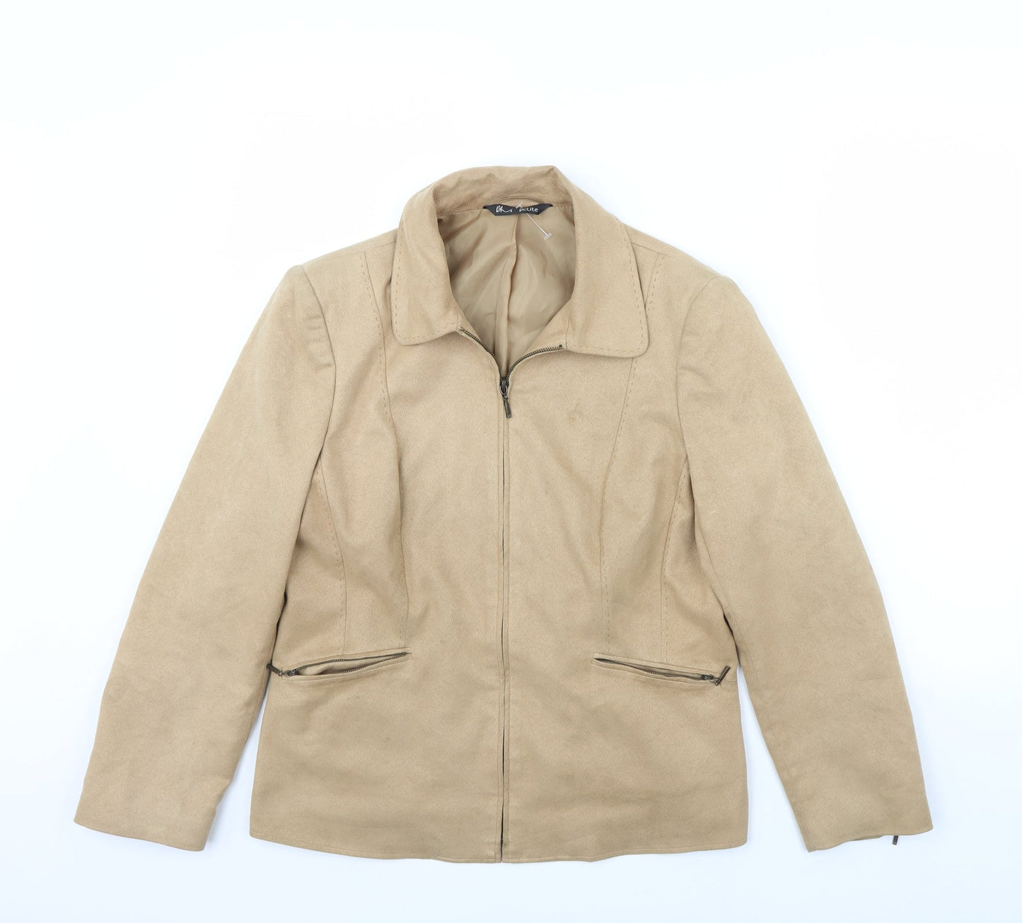 BHS Womens Beige   Jacket Coat Size 14